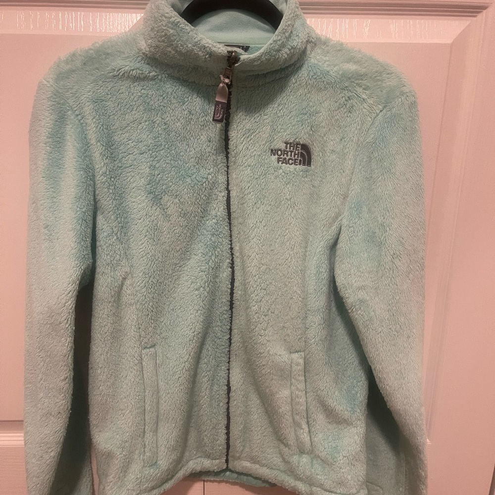 North face jacket . Size small. Color is mint green. Perfect condition.